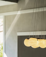 Alessandra loftlampe med kugler i marmor