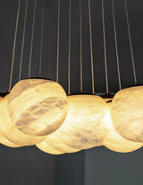 Alessandra loftlampe med kugler i marmor