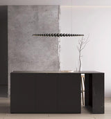 Amina loftslampe i træ