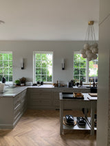 Alessandra loftlampe med kugler i marmor