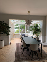 Alessandra loftlampe med kugler i marmor