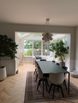 Alessandra loftlampe med kugler i marmor