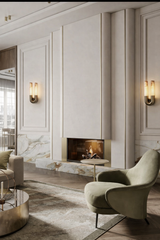 Aura marmor væglampe