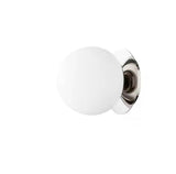 Ellos væglampe med opalglas