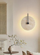 Alexa væglampe i travertin