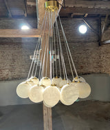 Alessandra loftlampe med kugler i marmor