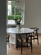 Valencia loftlampe med kugler i mat glas