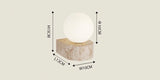 Maya væglampe m. opalglas og travertin