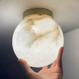 Anastasia væglampe m. marmorkugle