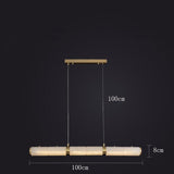 Adeline loftslampe i marmor