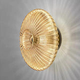 Cilja væglampe amber glas