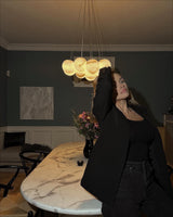 Alessandra loftlampe med kugler i marmor