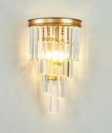 Talia krystal væglampe guldfarve