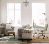 Alina krystal lysekrone med dråbeformede krystalglas