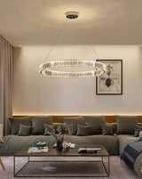 Elvira krystal lysekrone chrome