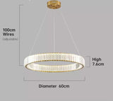 Elvira krystal lysekrone chrome