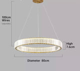 Elvira krystal lysekrone chrome