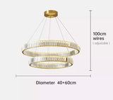 Elvira lysekrone guld