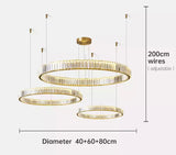 Elvira lysekrone guld