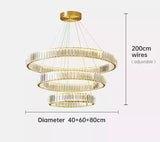 Elvira krystal lysekrone chrome