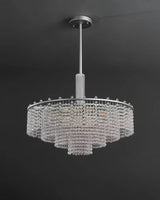 Halo krystal lysekrone chrome