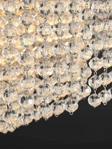 Halo krystal lysekrone chrome