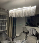 Tekla tassel chrome lampe