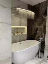 Tekla tassel chrome lampe