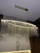 Tekla tassel chrome lampe