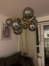 Vera loftlampe med kugler i glas