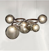 Vera loftlampe med kugler i glas