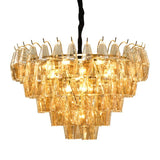 Chloe amber krystal lysekrone