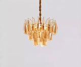 Chloe amber krystal lysekrone