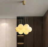 Alessandra loftlampe med kugler i marmor