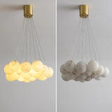 Alessandra loftlampe med kugler i marmor