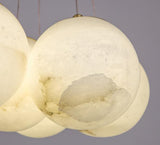 Alessandra loftlampe med kugler i marmor