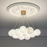 Alessandra loftlampe med kugler i marmor