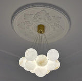 Alessandra loftlampe med kugler i marmor