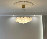 Alessandra loftlampe med kugler i marmor