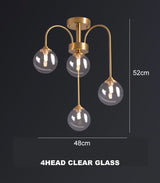 Sia loftslampe med kugler i glas