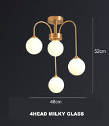 Sia loftslampe med kugler i glas