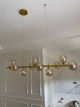 Stockholm loftslampe guld