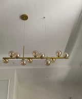 Stockholm loftslampe guld