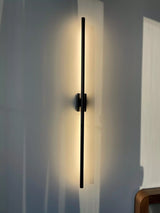 Palermo væglampe sort metal