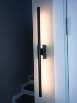 Palermo væglampe sort metal