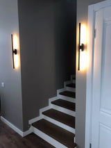 Palermo væglampe sort metal