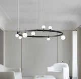 Lissabon loftlampe med kugler i glas