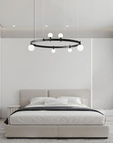 Lissabon loftlampe med kugler i glas