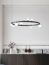 Lissabon loftlampe med kugler i glas