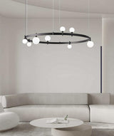 Lissabon loftlampe med kugler i glas